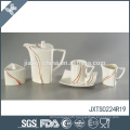 Simple style wholesale porcelain cheap japanese teapot set